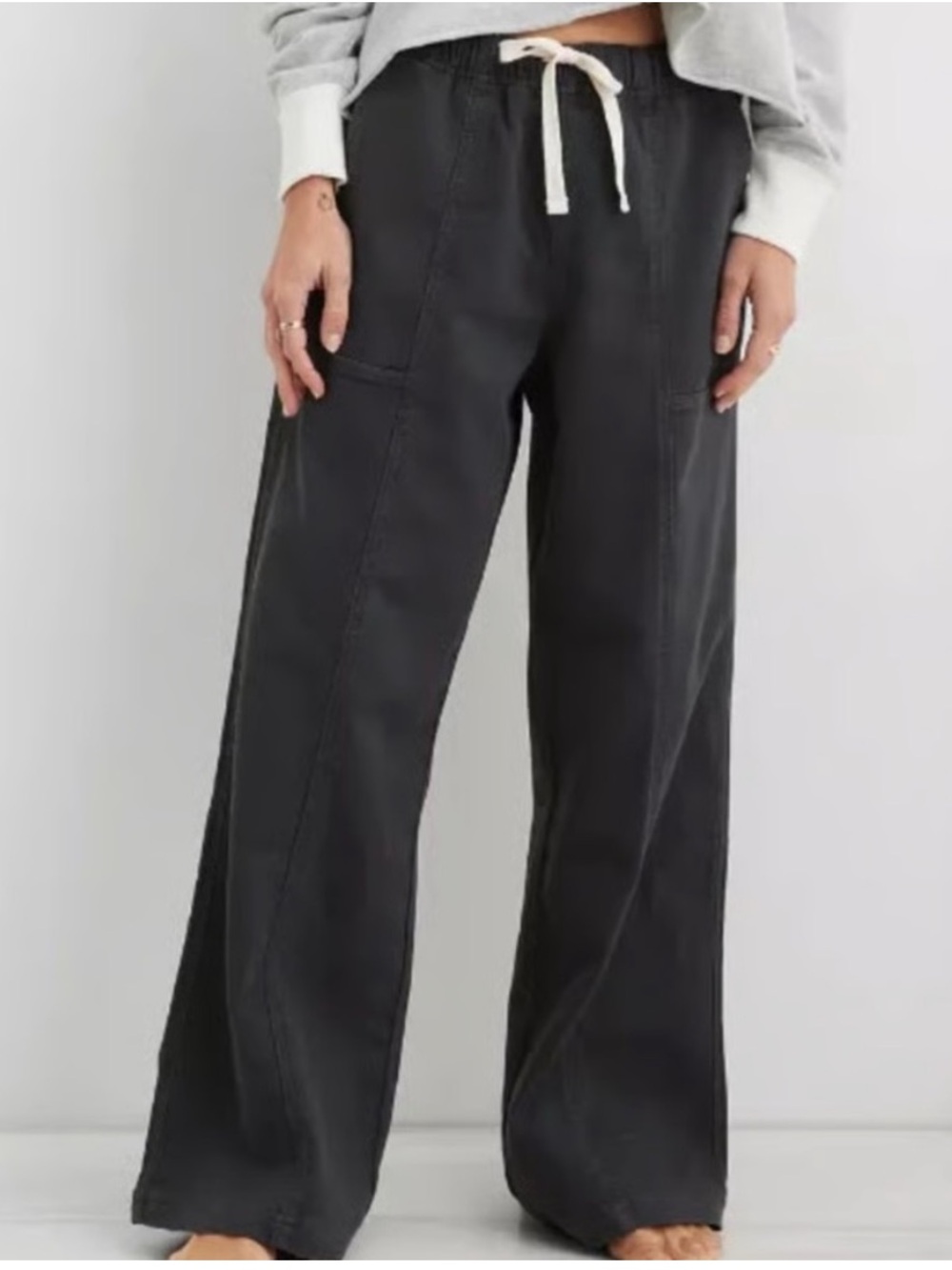 Aerie Me-Day Tie Waist Pant
